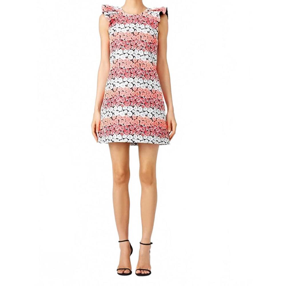 Giamba Orange Flower Fields Shift dress medium